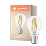 Ledvance Classic LED B22 Poire Filament Claire 5.9W 806lm - 827 Blanc Très Chaud | Dimmable - Équivalent 60W