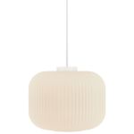 Nordlux Milford 30 Suspension Luminaire Verre Blanc | Convient pour 1x E27