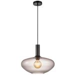 Nordlux Alton Suspension Luminaire Verre Noir | Convient pour E27