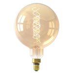 Calex XXL Mega Dorée Globe LED E27 G200 Filament 3W 250lm- 822 Blanc Très Chaud | Dimmable