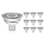 Lot 10x Noxion Spot LED GU5.3 MR16 4.4W 345lm 60D - 827 Blanc Très Chaud | Dimmable - Équivalent 35W