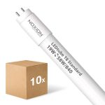 Lot 10x Noxion Tube LED T8 Avant (EM/Direct 230V) Standard Output 19W 2300lm - 840 Blanc Froid | 150cm - Équivalent 58W