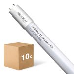 Lot 10x Noxion Tube LED T8 Avant (EM/Direct 230V) Standard Output 15W 1800lm - 830 Blanc Chaud | 120cm - Équivalent 36W