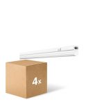 Lot 4x Ledvance Réglette LED Linear Compact Commutateur 8W 800lm - 830 Blanc Chaud | 60cm