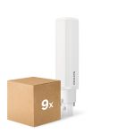 Lot 9x Philips CorePro PL-C LED 6.9W 700lm - 830 Blanc Chaud | 2-Pins - Équivalent 18W