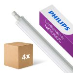 Lot 4x Philips Réglette LED Étanche Ledinaire WT060C 46W 5600lm - 865 Lumière Du Jour | 150cm