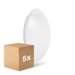Lot 5x Ledvance Surface Circulaire 400 24W 830 1920lm Blanc IP44 | Blanc Chaud