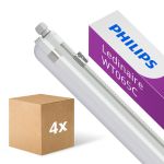 Lot 4x Philips Réglette LED Étanche Ledinaire WT065C 30/53W 4100/6800lm - 840 Blanc Froid | 150cm