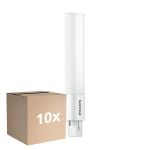 Lot 10x Philips CorePro PL-S LED 5W - 830 Blanc Chaud | 2-Pins - Équivalent 11W