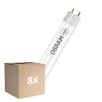 Lot 8x Osram Tube LED T8 (EM/Direct 230V) Standard Output 5.4W 585lm - 830 Blanc Chaud | 44cm - Équivalent 15W