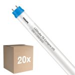 Lot 20x Philips Tube LED T8 CorePro (EM/Direct 230V) High Output 8W 900lm - 840 Blanc Froid | 60cm - Équivalent 18W