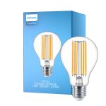 Philips Corepro LED Ampoule E27 Poire Claire 13W 2000lm - 827 Blanc Très Chaud | Équivalent 120W
