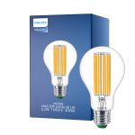 Philips MASTER LED Ampoule Ultra Efficient E27 Poire Claire 5.2W 1095lm - 840 Blanc Froid | Équivalent 75W