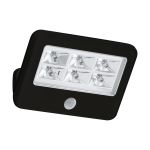 Eglo Applique Murale Gavello Noir 840 Blanc Froid | IP54 - Détecteur De Mouvement