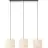 Brilliant Teddy Suspension Luminaire Métal Textile Beige | Convient pour 3x E27