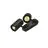 SLV Enola B Mur et Plafonnier Aluminium Noir | Convient pour 2x GU10 