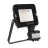 Ledvance Projecteur LED Compact Noir 20W 2000lm 100D - 840 Blanc Froid | IP65 - Symétrique - Détecteur de mouvement et de lumière