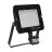 Ledvance Projecteur LED Compact Noir 50W 5000lm 100D - 840 Blanc Froid | IP65 - Symétrique - Détecteur de mouvement et de lumière