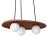 Ledvance Decor Suspension Luminaire Nest Brun | Convient pour 3x G9