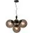 Nordlux Suspension luminaire Ivona 4x E27 Noir - Métal | Max. 28W