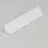 Topmet LED Profil CABI12 E slide - 1m - Complete set - Blanc