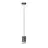 Emibig Suspension Luminaire Fumiko Acier Noir | Convient pour 1x GU10 - Max 10W