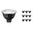 Lot 10x Philips Master LED Spot GU5.3 MR16 7.5W 485lm 36D - 927 Blanc Très Chaud | Meilleur rendu des couleurs - Dimmable - Équivalent 50W