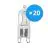 Lot 20x Osram Halogène G9 HaloPin Eco 48W