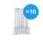 Lot 10x Osram Dulux F 24W 830 | Blanc Chaud - 4-Pins