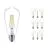 Lot 10x Philips Corepro LED Ampoule E27 Edison Filament Claire 7W 806lm - 827 Blanc Très Chaud | Équivalent 60W