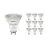 Lot 10x Noxion PerfectColor Spot LED GU10 PAR16 4W 345lm 36D - 930 Blanc Chaud | Meilleur rendu des couleurs - Dimmable - Équivalent 50W