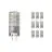 Lot 10x Osram Parathom LED Pin GY6.35 3.8W 470lm - 827 Blanc Très Chaud | Dimmable - Équivalent 40W