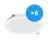 Lot 6x Philips Downlight LED DN065B Métal Blanc 19W 2000lm 110D - 830 Blanc Chaud | 225mm - Diamètre 200mm - IP20