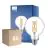 Lot 6x Philips MASTER Value LED Globe E27 93mm Filament Claire 5.9W 806lm - 922-927 Blanc Très Chaud | Meilleur Rendu Des Couleurs - Dimmable - Équivalent 60W