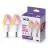 Pack duo 2x WiZ Smart LED E14 Bougie Dépolie 5W 470lm | Meilleur Rendu Des Couleurs - Dimmable - Équivalent 40W