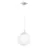 Eglo Suspension Luminaire Rondo Acier Nickel Satiné | Convient pour E27
