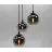 Eglo Suspension Luminaire Ariscani Acier Noir | Convient pour 3x E27