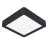 Eglo Plafonnier Fueva 6 Plastique Noir 7W 1100lm - 827-840-865 CCT