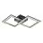 Eglo Plafonnier Calliera Acier Noir, Laiton 18.4W 2500lm - 830 Blanc Chaud | Dimmable