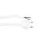Noxion Euro Câble d’alimentation - C7 Europlug + Extrémités ouvertes - Blanc 2m - 2 pole 0,75mm2