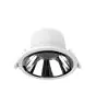 Noxion Downlight LED Apollo 20W 2300lm 60D - 830 Blanc Chaud | 220mm - Diamètre 200mm - Alu Réflecteur - UGR <19