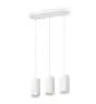 SLV Asto Aluminium Blanc | Convient pour 3x GU10