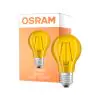 Osram LED Star Classic Decor E27 Poire Filament Dépolie 2.5W 235lm - Jaune | Équivalent 23W