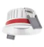 Ledvance Spot LED Fire Rated Aluminium Blanc 8W 720lm 36D - 940 Blanc Froid | Diamètre 68mm - IP65 - Meilleur rendu des couleurs - Dimmable