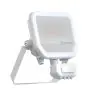Ledvance Projecteur LED Aluminium Blanc 17W 2200lm 100D - 830 Blanc Chaud | IP65 - Détecteur De Mouvement Et De Lumière - Symétrique