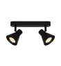 Nordlux Eik 2 Spot Métal Noir | Convient pour 2x GU10