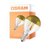 Osram Classic LED E14 Boule Filament Claire 4W 380lm - 827 Blanc Très Chaud | Équivalent 34W