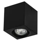 Ledvance Surface Spot Carré Noir| 80mmx80mm - Convient Pour  GU10