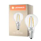 Ledvance Classic LED E14 Poire Filament Claire 1.8W 250lm - 827 Blanc Très Chaud | Équivalent 25W