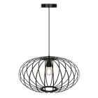D'Lite Suspension Luminaire Kemmel Métal Et Plastique Dépolie Noir | Convient Pour 1x E27